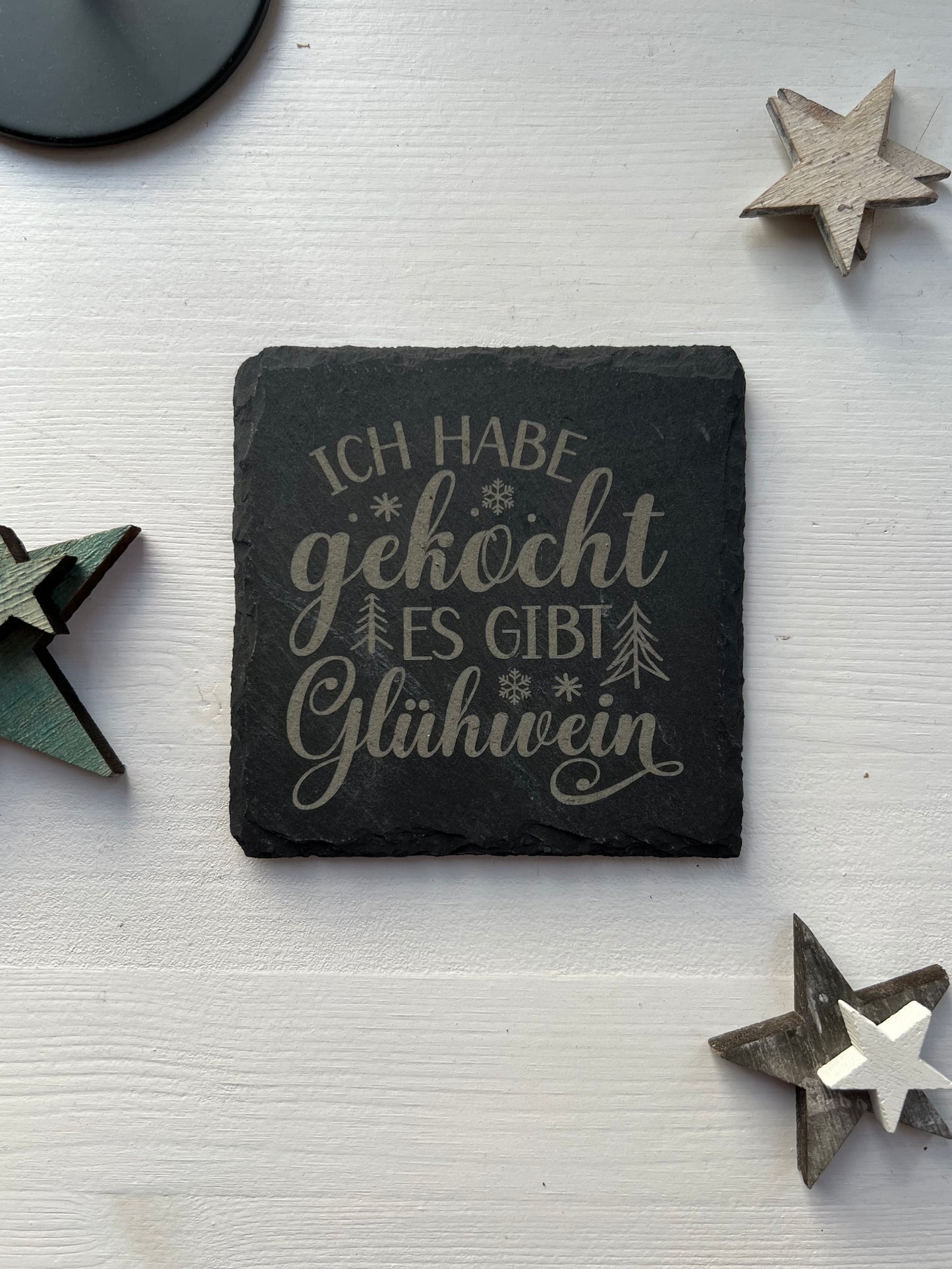 Untersetzer aus Schiefer